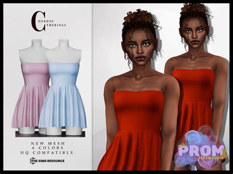 The Sims Resource Prom Dress D 365