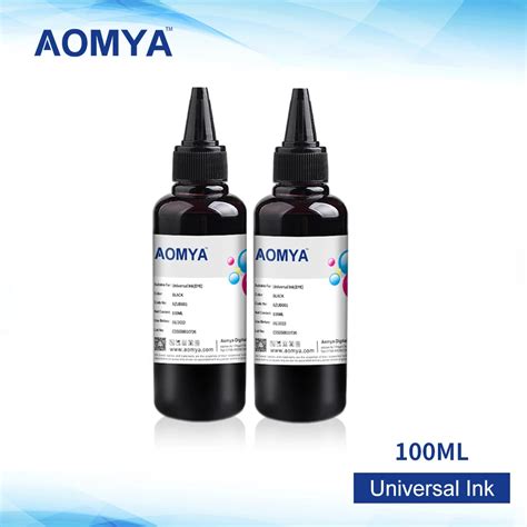 Aomya X Ml Black Universal Dye Ink Compatible For Hp Ink Specialized