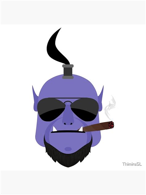 "Evil Genie" Poster for Sale by ThimiraSL | Redbubble