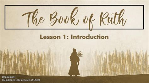 Introduction To The Book Of Ruth YouTube