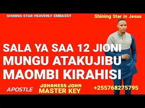 SALA YA JIONI APOSTLE JOHANESS JOHN YouTube