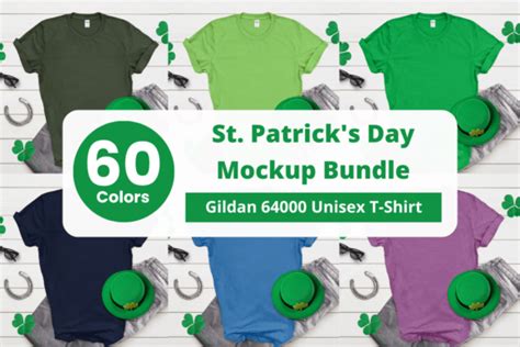 Gildan 64000 Unisex T Shirt Mockups Bundle Bundle Creative Fabrica