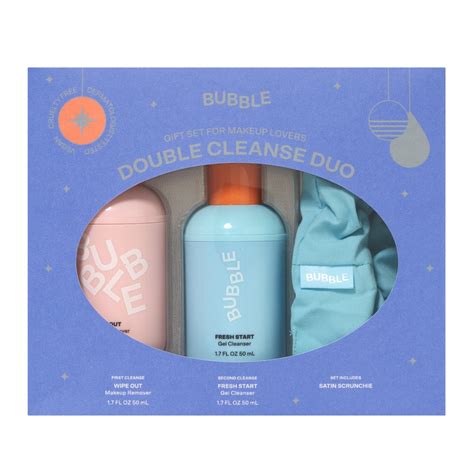 Bubble Skincare Double Cleanse Duo Holiday Gift Set For All Skin Types