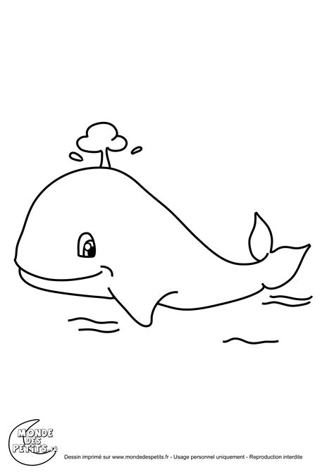 Coloriage Baleine 70 Animaux Coloriages à imprimer