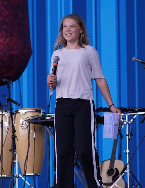Greta Thunberg urges society to ‘set things right’ in Glastonbury
