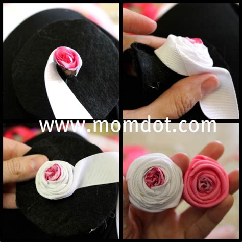 How To Make A Ribbon Rosette Tutorial Diy Hair Bows Ribbon Rosettes Fabric Flowers