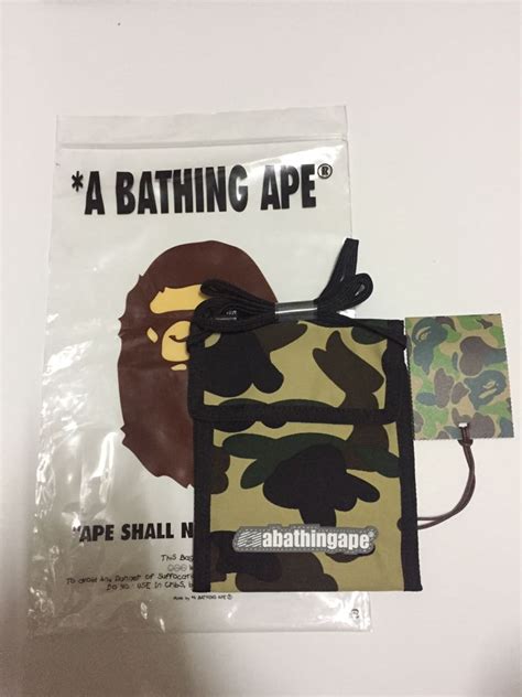 Bape A Bathing Ape 1st Camo Pass Case Sling Bag Mens Fashion Bags Sling Bags On Carousell