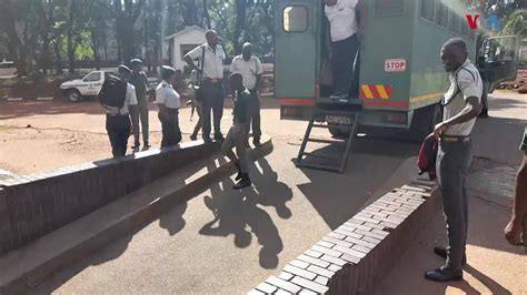 Job Sikhala In Chains Attending Court Case Zimbabwe