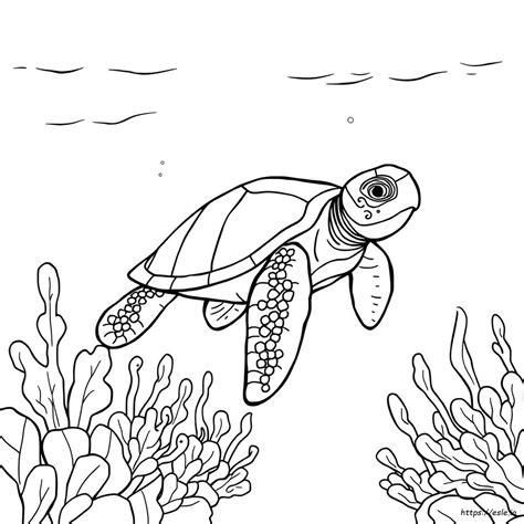 sea turtles coloring pages
