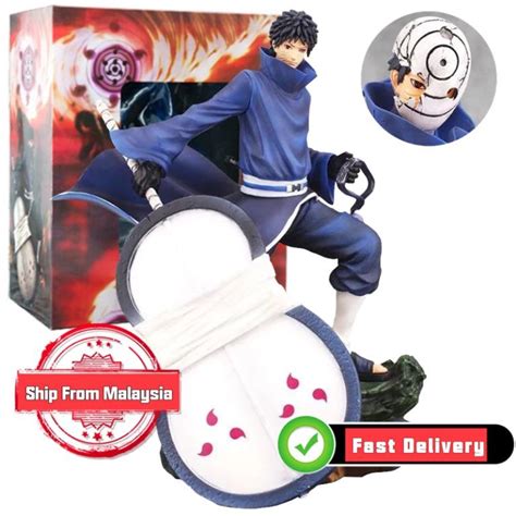 Naruto Uchiha Obito Statue Masked Madara PVC GK Action Figure 25cm