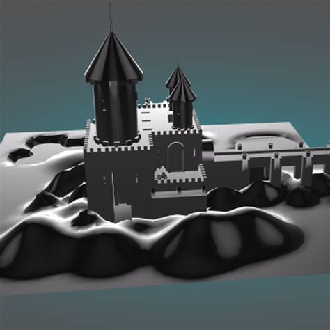 Stl File Castle・3d Print Design To Download • Cults