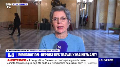 Loi immigration Sandrine Rousseau dénonce la compromission des