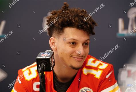 Qb Patrick Mahomes Press Conference Editorial Stock Photo - Stock Image ...