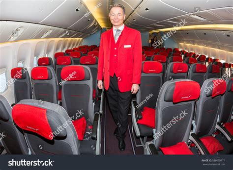 Austrian Airlines Stewad Uniform Images Stock Photos Vectors