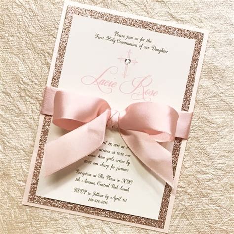 Blush And Rose Gold Quinceanera Invitation Sweet 16 Invitation Etsy