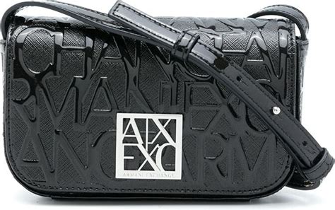 Armani Exchange Embossed Logo Crossbody Bag Shopstyle