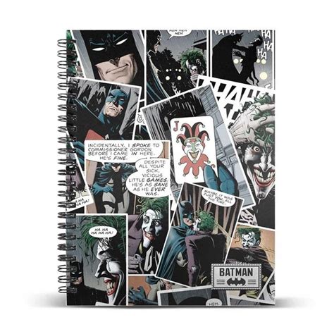 The Joker Comic Cahier A Afk Geekery Boutique En Ligne Geek