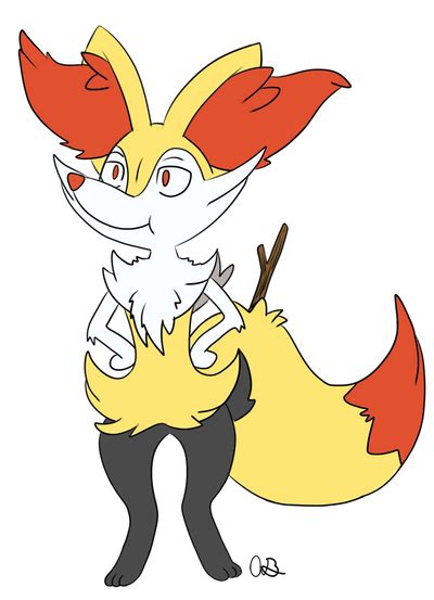 Braixen By Pikanite On Deviantart