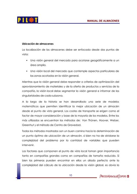 Importancia Del Almacen Pdf