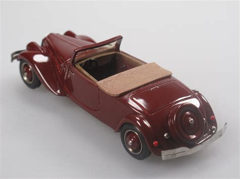 Heco Citroen Traction Cv Cabriolet Dunkelrot Selten