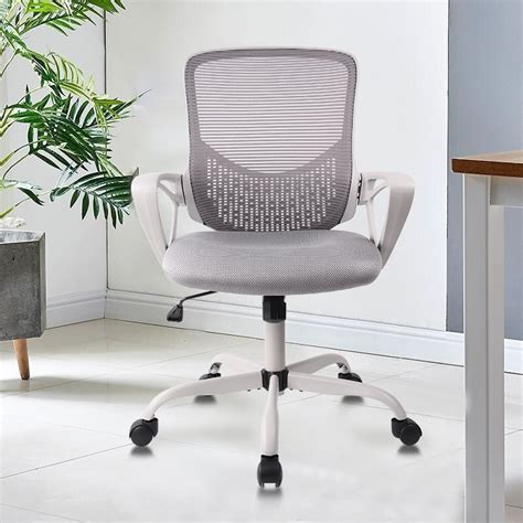YESWELDER Ergonomic Office Chair HOME Office Chair, Mid-back Lumbar Su ...