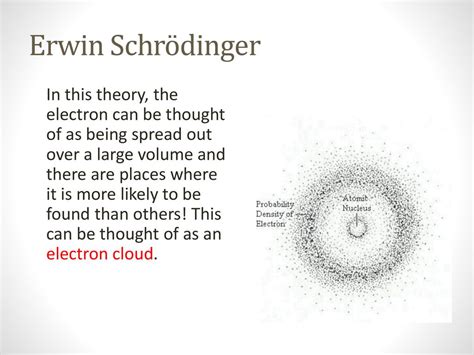 Erwin Schrödinger The many problems with the Bohr model were corrected