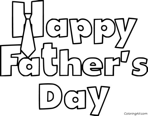 Fathers Day Coloring Pages 26 Free Printables ColoringAll