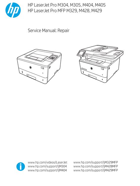 Hp 304 305 404 405 Service Manual Repair Service Manual Repair HP