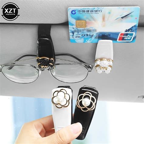 Car Eyeglass Holder Glasses Storage Clip For Audi Bmw Auto Interior