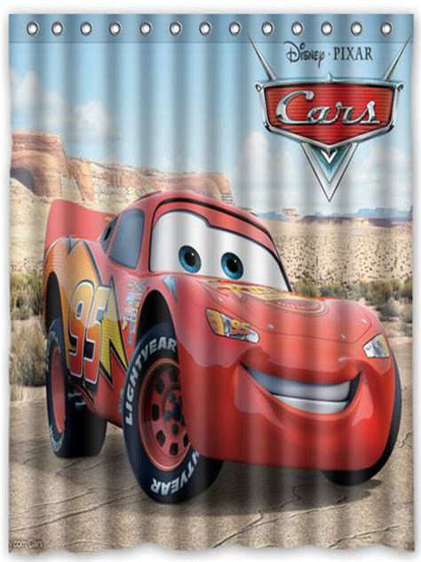 People Who Envied Disney Pixar Cars Lightning Mcqueen Shower Locker