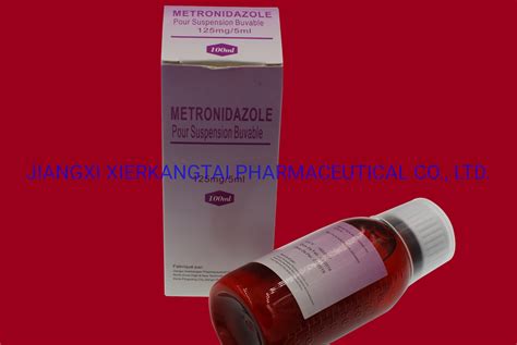 Metronidazole Oral Suspension Gmp High Quality Metronidazole And