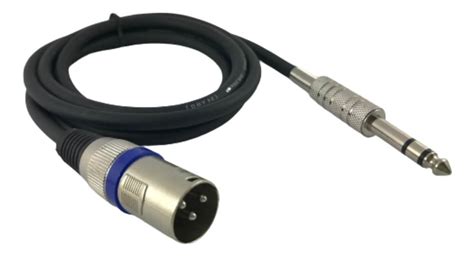 Cabo P Stereo X Xlr Macho Stereo Metros Balanceado Fg Tec