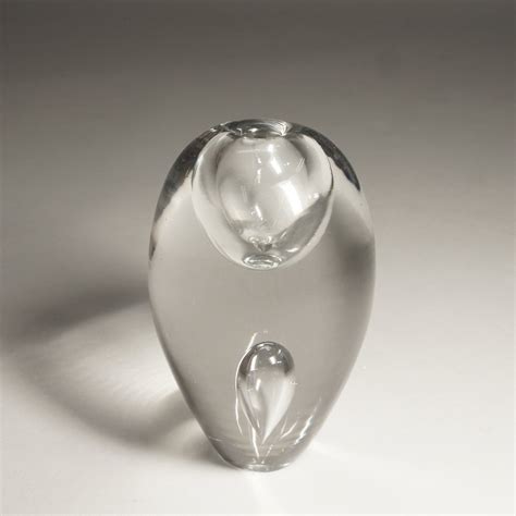 Teardrop Skulptur Aus Glas Von Timo Sarpaneva F R Iittala Finnland