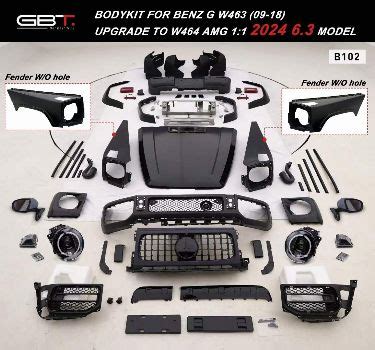 Gbt Factory New Arrival Mercedes Benz G Class Upgrade Body Kit