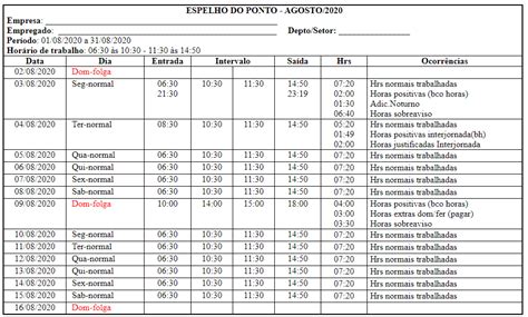 Cartão Ponto sem Assinatura do Empregado Também Vale Para Comprovar