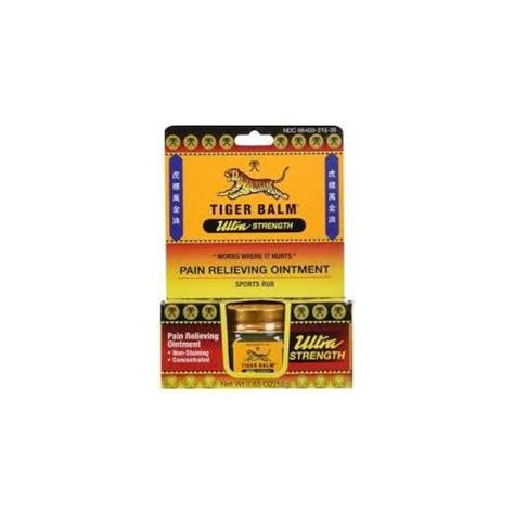 3 Pack Tiger Balm Ultra Strength 063oz Each