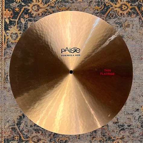 Ultra SMOOTH Paiste 602 THIN FLAT RIDE 18 1448 G PERFECT Reverb