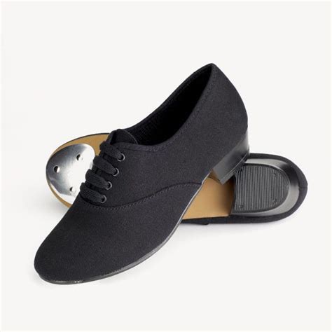 Canvas Low Heel Oxford Tap Shoes Cardwell Theatre School