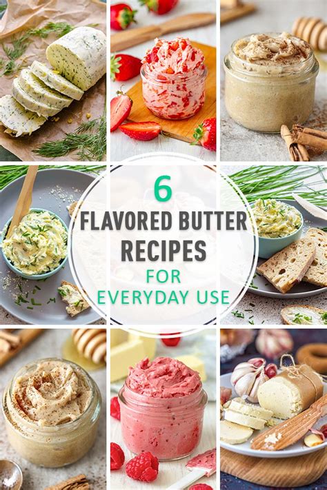 6 Flavored Butter Recipes for Everyday Use - Happy Foods Tube