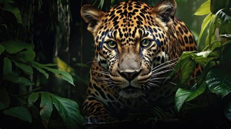 Premium AI Image | Jaguar in the forest Attractive image of a powerful ...