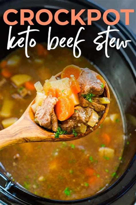 Keto Crockpot Beef Stew That Low Carb Life