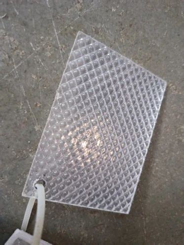 White Acrylic Diamond Plastic Sheet For Industrial Thickness 3 Mm At