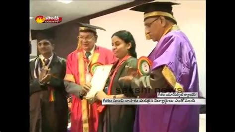 Gitam University Celebrates Fifth Convocation Event In Vizag Youtube