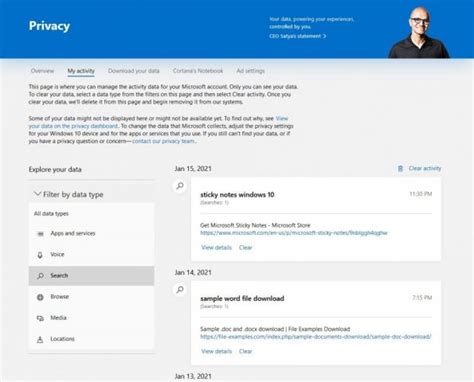 How To Clear Bing Search History And Edge History