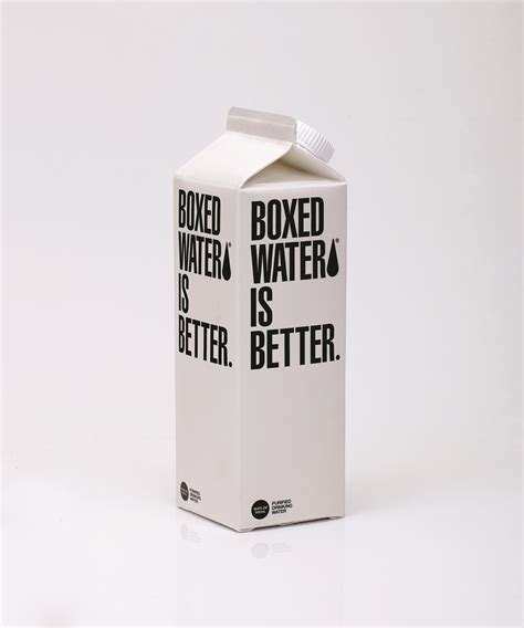 Boxed Water Is Better Packaging Fonts In Use