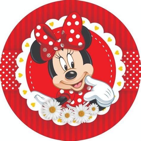 Circle Birthday Backdrop With Black Red Cartoon Mouse Artofit