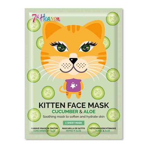 Face Food Kitten Face Mask Wilko