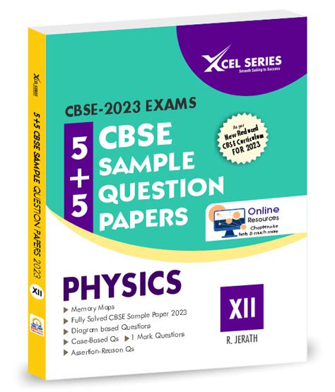 CBSE Sample Papers Class 12 2022 2023 PHYSICS XCEL Series Sample