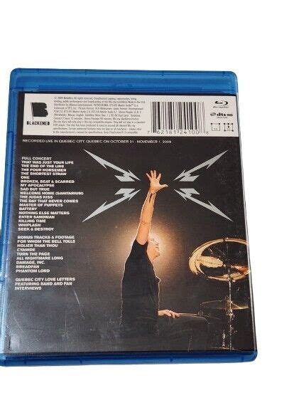 Metallica Quebec Magnetic Blu Ray For Sale Online EBay