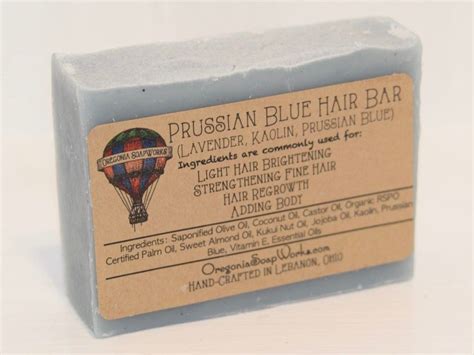 Prussian Blue Hair Bar Oregonia Soapworks